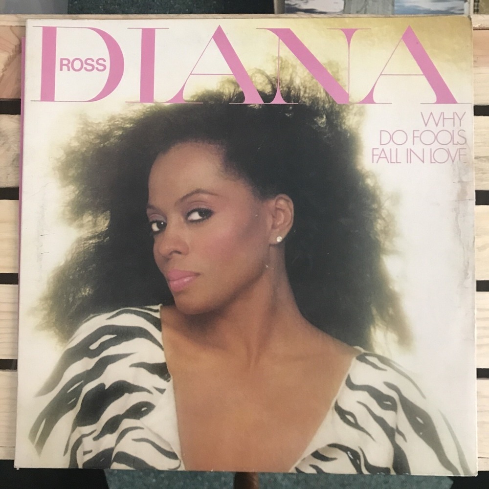 Diana Ross Why Do Fools Fall In Love Vinyl LP RCA Victor AFL1-4153 1981 Gatefold